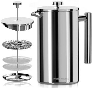32 Oz Stainless Steel French Press Coffee Maker