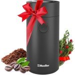 MuellerLiving Electric Coffee and Spice Grinder - Black