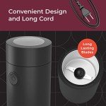 MuellerLiving Electric Coffee and Spice Grinder - Black