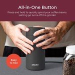 MuellerLiving Electric Coffee and Spice Grinder - Black