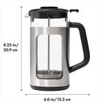 OXO Brew 32oz Stainless Steel French Press