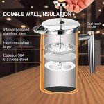 Secura 50oz Stainless Steel French Press Coffee Maker