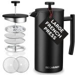 Belwares 50 OZ Stainless Steel French Press Coffee Maker