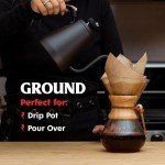 Death Wish Organic Dark Roast Ground Coffee - 16 oz