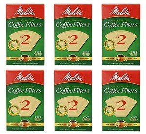 100 Eco-Friendly Cone Coffee Filters - 6 Pack