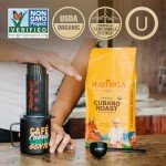 Mayorga Organic Café Cubano Dark Roast Coffee, 2lb