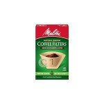 Melitta Unbleached Natural Brown Coffee Filters, 40 Count