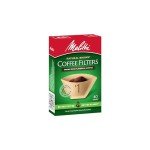 Melitta Unbleached Natural Brown Coffee Filters, 40 Count