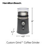 Hamilton Beach Electric Coffee Grinder with Multiple Settings