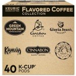 Keurig Flavored Coffee Pods Variety Pack, 40 Count