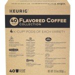 Keurig Flavored Coffee Pods Variety Pack, 40 Count