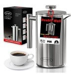 SterlingPro 1.75L Double Walled French Press Coffee Maker
