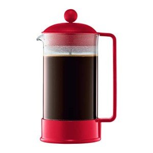 Bodum 34 oz Red Brazil French Press Coffee Maker