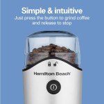 Hamilton Beach 4.5oz Electric Coffee Grinder - Silver