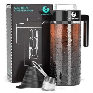 Coffee Gator Cold Brew Maker with Glass Pitcher