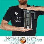 Coffee Gator Cold Brew Maker with Glass Pitcher