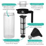 Coffee Gator Cold Brew Maker with Glass Pitcher