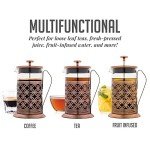 Ovente 20oz French Press Coffee & Tea Maker