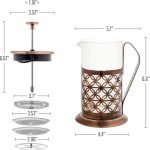 Ovente 20oz French Press Coffee & Tea Maker