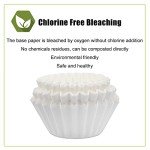 100 Count Disposable Coffee Filters for 8-12 Cups