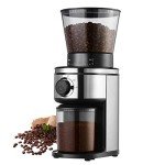 Ollygrin Electric Burr Coffee Grinder with 30 Settings