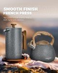 Poliviár 34oz French Press with Wooden Handle