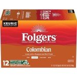 Folgers Lively Colombian Coffee K-Cups, 72 Count