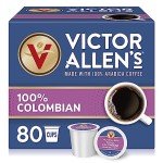 Victor Allen's Colombian Single Serve K-Cups, 80 Count