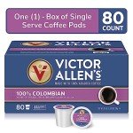 Victor Allen's Colombian Single Serve K-Cups, 80 Count