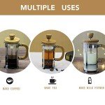 Sivaphe 12 oz Stainless Steel French Press Coffee Maker