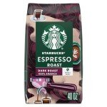 Starbucks Dark Roast Whole Bean Espresso Coffee 40oz