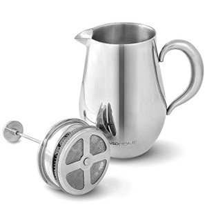 VeoHome 1L Unbreakable Piston Coffee Maker
