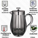 VeoHome 1L Unbreakable Piston Coffee Maker