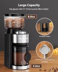 Aromaster Burr Coffee Grinder with 25 Settings