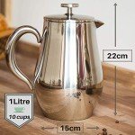 VeoHome 1L Unbreakable Piston Coffee Maker