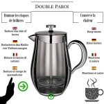 VeoHome 1L Unbreakable Piston Coffee Maker