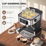 LERTIN 20 Bar Espresso Machine with Auto Frother