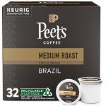 Peet's Medium Roast Brazil K-Cup Pods - 32 Count