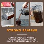 64oz Cold Brew Coffee Maker with Stainless Steel Filter