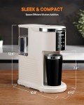 KIDISLE 3-in-1 Single Serve Coffee Maker