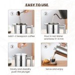 Velaze 34oz Double Wall French Press Coffee Maker