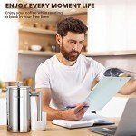 Velaze 34oz Double Wall French Press Coffee Maker