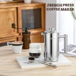 Velaze 34oz Double Wall French Press Coffee Maker