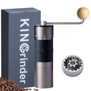 KINGrinder K6 Manual Coffee Grinder with Handle