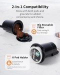 KIDISLE Hot & Iced Single-Serve Coffee Maker