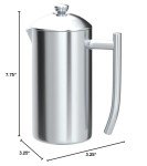 Frieling 17 oz Double-Walled Stainless Steel French Press