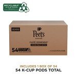 Peet's Café Domingo Medium Roast K-Cups - 54 Count