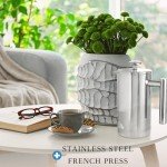 Mixpresso 27 Oz Stainless Steel French Press