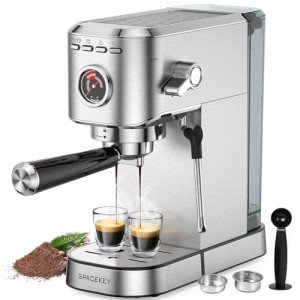 Spacekey 20 Bar Espresso Machine with Frother