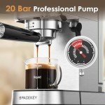 Spacekey 20 Bar Espresso Machine with Frother